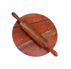 Rodillo de madera indio tradicional caliente y utensilios para hornear pan tabla rodante tradicional Pin Roti Maker herramientas rodantes hechas a mano - Product Image 5