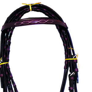 Bride de cheval en cuir occidental réglable de qualité supérieure pour l'entraînement et les spectacles d'équitation - Product Image 4