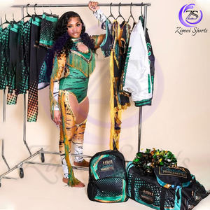 Avec prix de gros Avec propre logo Couleur de contraste personnalisée Bon fournisseur Nouveau à la mode OEM ODM Service Majoretter Uniform - Product Image 6