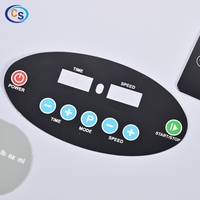 Teclado de Membrana para Panel de Control Automotriz, para Uso Industrial en Electrodomésticos, Resistente al Calor y a los Golpes, Solución Personalizada