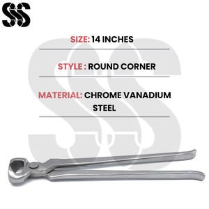 Cortador de Pezuñas para Caballos de Alta Resistencia Personalizado, Herramientas de Herrador de Acero Inoxidable de Alta Calidad, Resistente al Óxido, Duradero y Afilado - Product Image 4