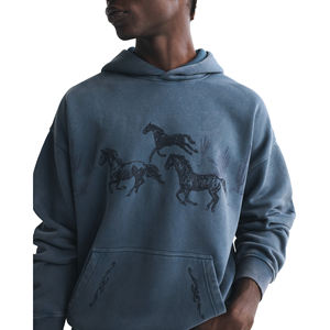 Sudadera con Capucha Personalizada de Alta Calidad, Unisex, de Color Sólido, Estampada, para Hombre, de Algodón Grueso para Invierno - Product Image 3