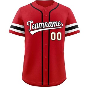 Camiseta deportiva para hombre, ropa de béisbol y softbol, camisetas transpirables de secado rápido con nombre de equipo, 100% poliéster para adultos - Product Image 4