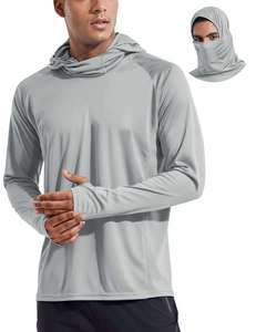 Camisa de Pesca para Hombre, con Capucha, Manga Larga, Camuflaje Azul, Protección Solar UPF 50, Anti-UV, Impermeable, Cortavientos, Transpirable, de Secado Rápido, para Actividades al Aire Libre - Product Image 2