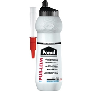 PONAL Transparent 420 g D4 Colle de montage pour bouteilles PUR-Glue EN 204 Colle liquide - Product Image 1