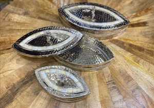 Couvercle de boîte de rangement moderne pour la maison, les ustensiles de cuisine d'hôtel, en laiton et en suif, Design Unique, couleur or, forme ovale, boîtes de rangement, bacs, pots - Product Image 5