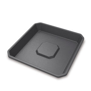 Soucoupes de pépinière écologiques de haute qualité PC 18x18 cm carré rectangulaire en plastique recyclé Pots de pépinière soucoupes carrées plantes - Product Image 2