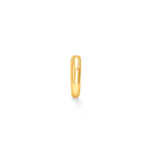 Pendiente para hombre Zylo Swirl Bali de latón dorado - Product Image 2