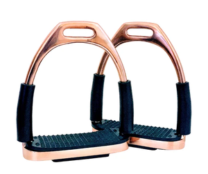 Étriers d'équitation ARMANDIOUS en acier inoxydable flexible de haute qualité, couleur or rose, antidérapants, équipement équestre de sécurité, réutilisables - Product Image 6