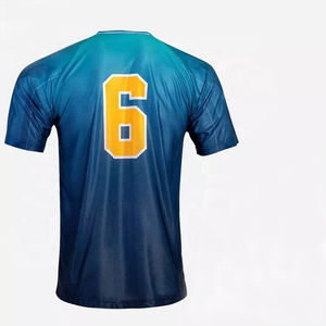 Camisetas de fútbol de Francia de poliéster 100% de alta calidad de URBANTHREAD.co Tela transpirable personalizada de 180g con OEM/ODM Fábrica al por mayor - Product Image 2