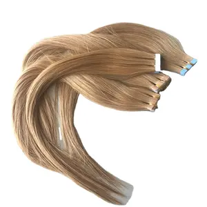 Bulk Distributor Selling 100% Raw Unprocessed 100g Weight Machine Weft Temple Tape Hair Human Hair Extensions - Product Image 1