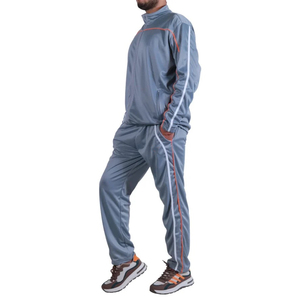 Conjunto de chándal deportivo de poliéster para hombre, conjuntos de Jogger de dos piezas, ropa transpirable para exteriores, ropa de entrenamiento, prendas de vestir exteriores - Product Image 3