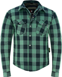 Chemise en flanelle respirante pour homme avec caractéristiques de chemise de protection approuvées CE pour le travail et le cyclisme - Product Image 5