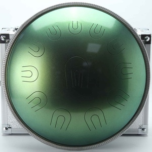 Tambor Mountain Rain UU tamaño 18 pulgadas <span class=keywords><strong>escala</strong></span> Musical Handpan con estuche gratis y mazos tambor <span class=keywords><strong>de</strong></span> lengua <span class=keywords><strong>de</strong></span> acero nuevo diseño tres notas - Product Image 2