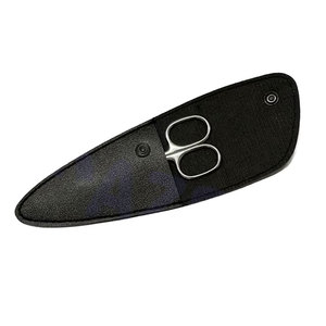 Premium Stainless Steel Curved Blade Cuticle Scissors with Leather Case Precision Manicure Nail Dead Skin Removal Beauty Tool - Product Image 6