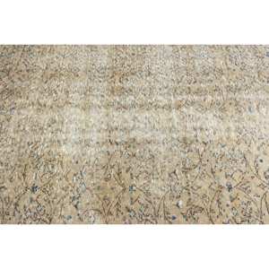 พรมขนสัตว์สไตล์ตุรกีสำหรับห้องนั่งเล่นห้องนอนห้องโถงน้ำยางสีเบจคลาสสิก4'8 "x 6'9" - Product Image 5