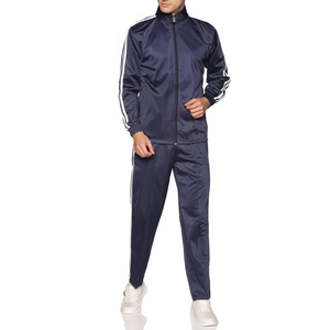 Chándal de poliéster para hombre en color sólido con logotipo personalizado de la mejor calidad y respetuoso con el medio ambiente para el invierno en MOQ bajo - Product Image 1