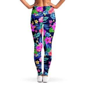 Leggings de yoga respirants taille haute pour femmes avec poches nouveauté pantalon de yoga en polyester imprimé sublimé motif solide - Product Image 2