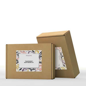 Kit de fabrication de savon transparent artisanal, blanchissant naturel et antiseptique pour peaux sensibles, pour le lavage du visage et l'usage toilette - Product Image 1