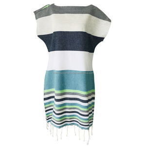 Nuevo Diseño de Poncho con Capucha a Rayas, Toalla de Baño Personalizada a Rayas, Poncho con Capucha Turco Hecho a Mano de Algodón, Poncho Indio - Product Image 5