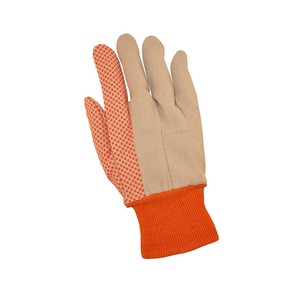 Guantes de puntos de PVC de poliéster Guantes de puntos de PVC de nylon para el trabajo Guantes de inspección manual de trabajo - Product Image 3