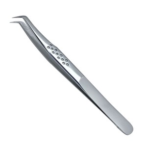 แหนบต่อขนตาสแตนเลสแบบพรีเมี่ยม, แหนบขนตาทำจากใยเพชรระดับ45/90องศา - Product Image 1