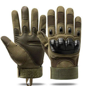 Gants d'équitation en cuir respirant de bonne qualité gants de course de vélo avec écran tactile gants de moto de motocross pour hommes - Product Image 1