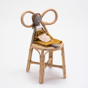 Chaise en rotin vintage design moderne pour enfants, mobilier de salle à manger d'extérieur, de cuisine et de salon de haute qualité, à prix d'usine, pour les parcs - Product Image 4