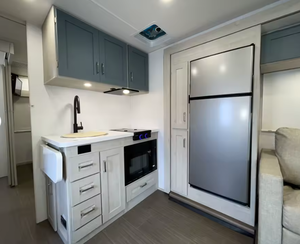 Caravane de conception de qualité supérieure, aux normes internationales, remorque de camping RV, en aluminium et acier, légère, pliable, design confortable pour les voyages - Product Image 3