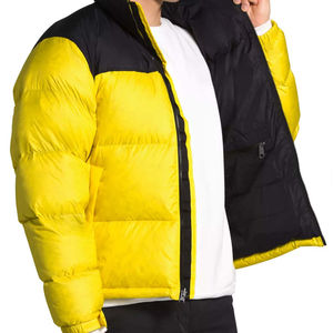 Chaqueta de Plumón Personalizada de Alta Calidad para Hombre, Bordado en la Parte Delantera, Capucha, Cuello, Diseño Sólido, Estilo Vintage, Transpirable, Ropa de Abrigo de Invierno - Product Image 5