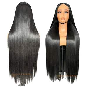 Extensions de cheveux naturels non traités, perruque vietnamienne pour femmes, couleur noir de jais, super lisses, extensions de cheveux humains naturels - Product Image 1