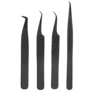 Pinces à extensions de cils de qualité supérieure en gros, outils en acier inoxydable antistatiques pour les artistes professionnels des cils - Product Image 4