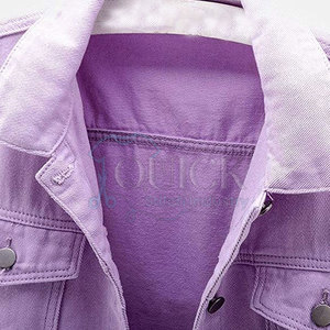 Nouvelle arrivée, veste en jean pour femme, coton écologique, tricoté, respirant, pour l'hiver, vente en gros, streetwear, prix bas - Product Image 3