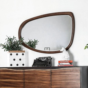 กระจกสแตนเลสสตีลสีทองหรูหราทันสมัยสำหรับตกแต่งบ้านห้องนั่งเล่น LED แบบพกพาปรับแต่งได้สำหรับงานแต่งงานเดือนรอมฎอน - Product Image 4