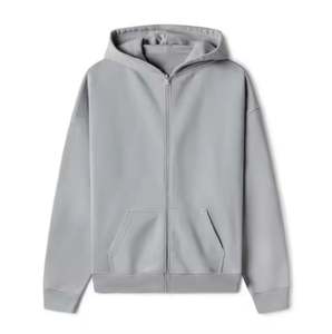 Sweat à capuche zippé pour homme sur mesure | Sweat à capuche zippé en polaire douce pour vêtements décontractés et de sport - Product Image 1