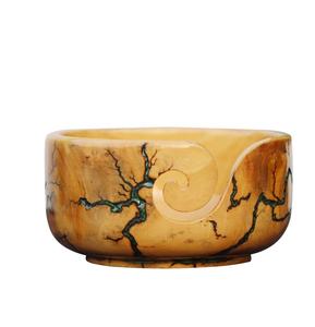 Bol de fil en bois fait à la main cadeau pour tricoter Lichtenberg fil écheveau support meilleur cadeau pour mère anniversaire noël - Product Image 1