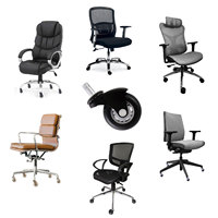 Roulettes de chaise de bureau robustes de 2.5 pouces universelles lisses pour les écoles hôpitaux salons entrepôts ateliers modernes