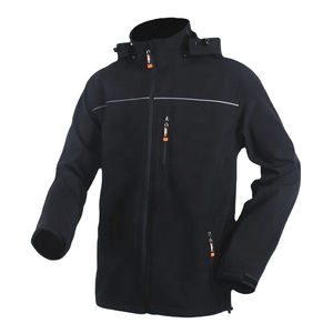Chaqueta de invierno Softshell para hombre al por mayor personalizada Material cálido cortavientos impermeable lluvia para deportes al aire libre correr - Product Image 4