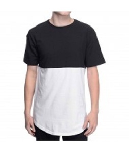 T-shirt de luxe unisexe 100% coton col montant manches courtes teint à motifs avec fonction anti-boulochage Styles personnalisés disponibles - Product Image 1