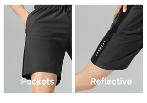 Short de sport à séchage rapide pour hommes avec logo personnalisable Pantalon d'entraînement tissé pour la course à pied et le sport - Product Image 3
