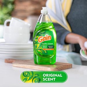 Gain Ultra Dishwashing <b>Liquid</b> Dish Soap, Original Scent, 38 fl oz (Pack of 3) - Product Image 2