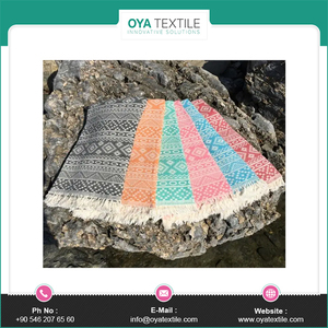 OYA HOME Hot Seller Peshtemal High Quality <b>Turkish</b> Beach <b>Towel</b> 100% Cotton - Product Image 6