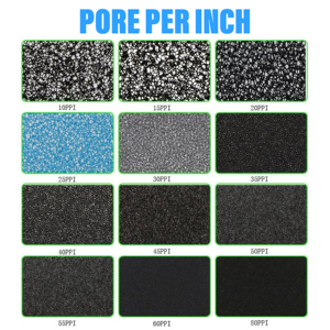 10-80 Ppi 필터 폼 폴리 우레탄 필터 생화학 수족관 - Product Image 5