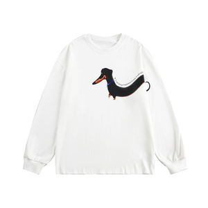 <b>Men's</b> High Quality French Terry Crewneck Pullover <b>Sweatshirt</b> <b>White</b> Embroidered Chenille Patch Custom Embroidery Winter Set - Product Image 3