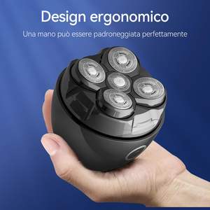 Afeitadora Eléctrica para Hombre con Cabezal Flotante, Recortadora de Barba, Uso en Seco/Húmedo, Resistente al Agua (IPX7), 120 Minutos de Autonomía, Carga Tipo-C - Product Image 3