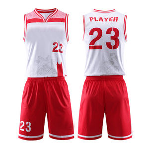 100% Polyester meilleure qualité basket-ball uniforme haute qualité sur mesure nouveau Design panier uniforme - Product Image 6