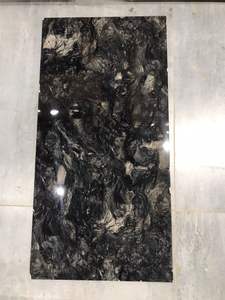Black and Golden Veins Polished Glazed Black Full Body 60 X 60 60 X 120 cm Manufacturer and Exporter Porcelain Tiles - Product Image 4