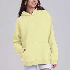 Elegante Sudadera con capucha de lavado ácido de gran tamaño para hombres Vintage Streetwear diseño personalizado pulóver sudaderas con capucha fábrica a granel al por mayor - Product Image 3