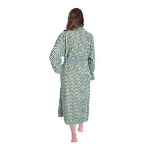 Women's Stylish Lightweight Cotton Kimono Robe Printed Floral <b>Sleepwear</b> Bath Robe - Product Image 4
