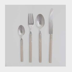 Silver Mirror Polished Thick Modern Handle Cutlery Stainless Steel Knife Fork Promotional Gift Hotel Supplies Cutlery - Product Image 6